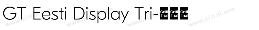 GT Eesti Display Tri字体转换